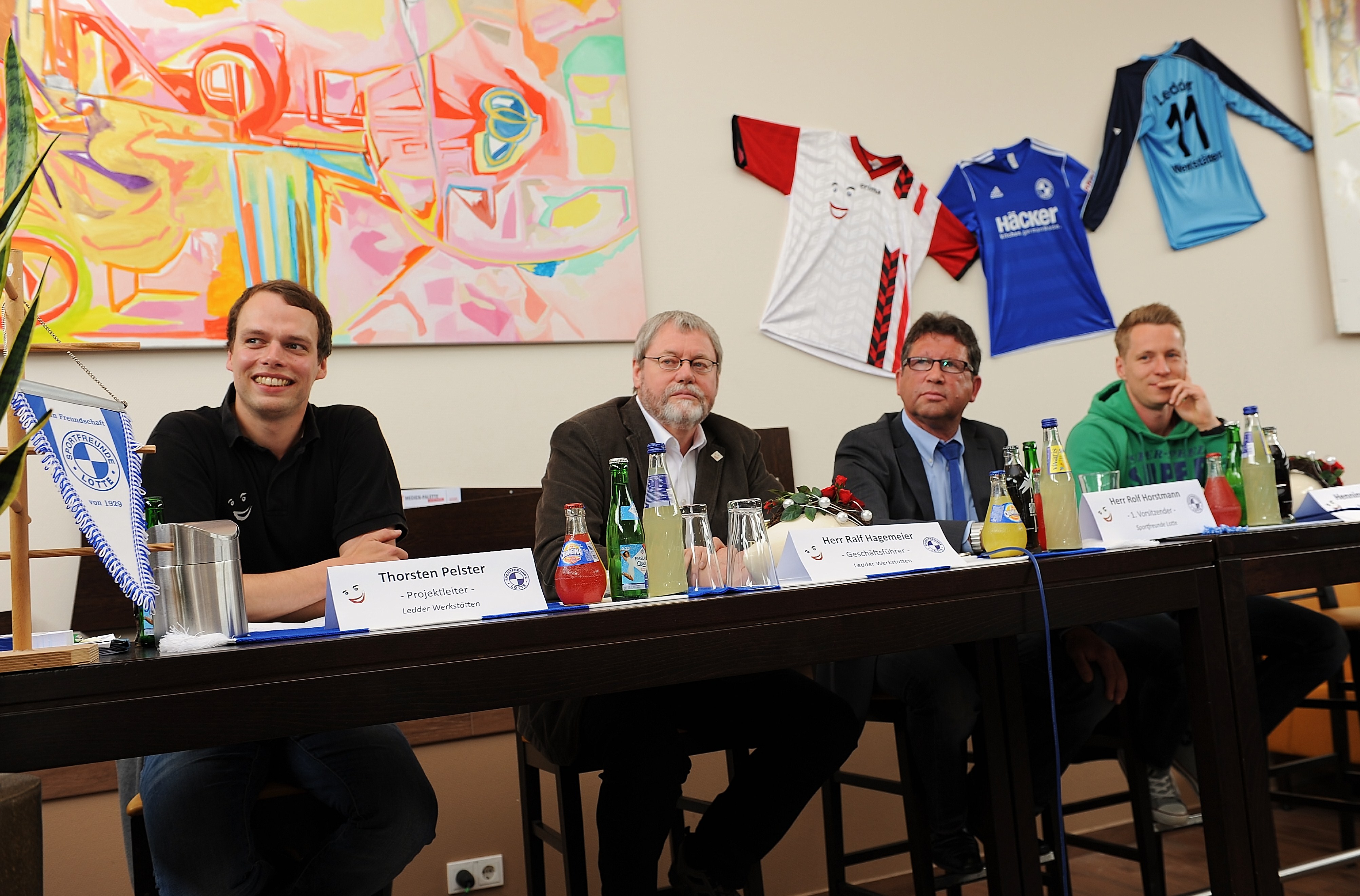 Pressekonferenz zur Bekanntgabe der Kooperation